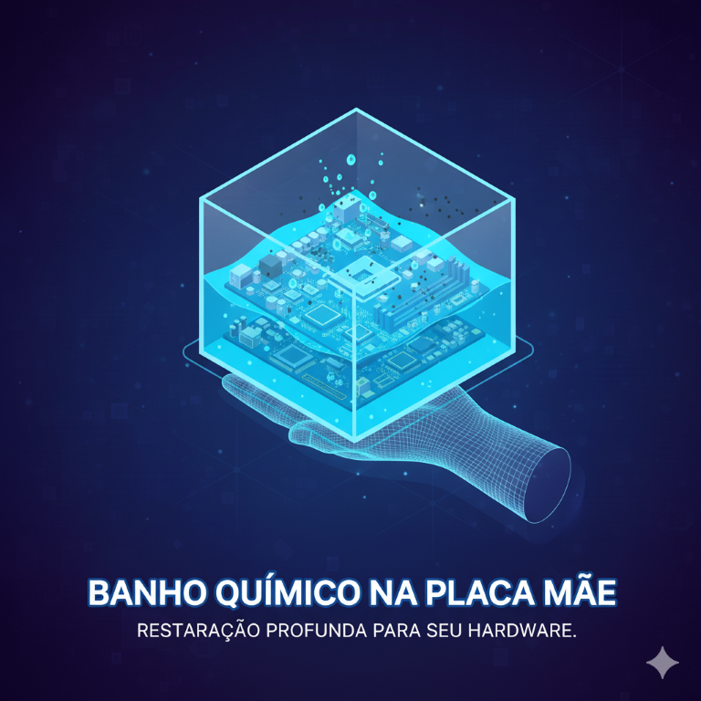 Banho Químico na Placa Mãe