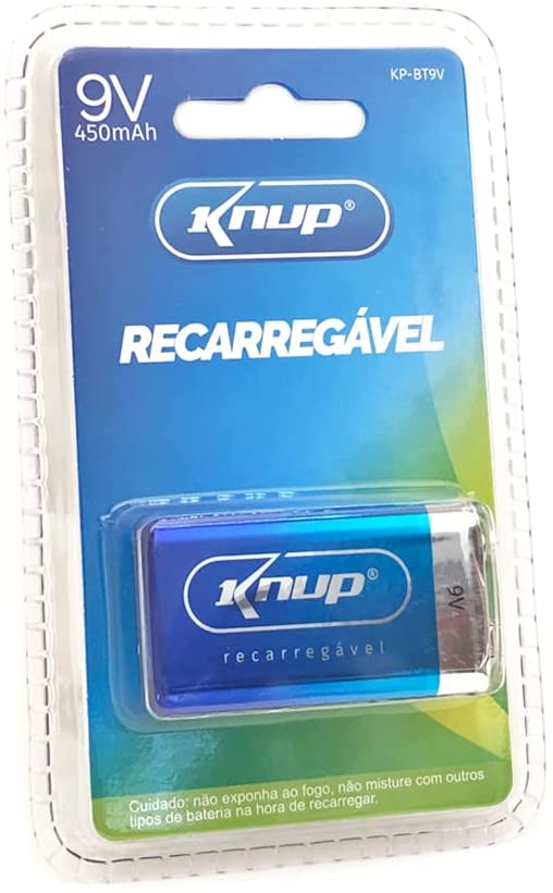 Bateria Recarregavel 9v Kp-Bt9v - Knup