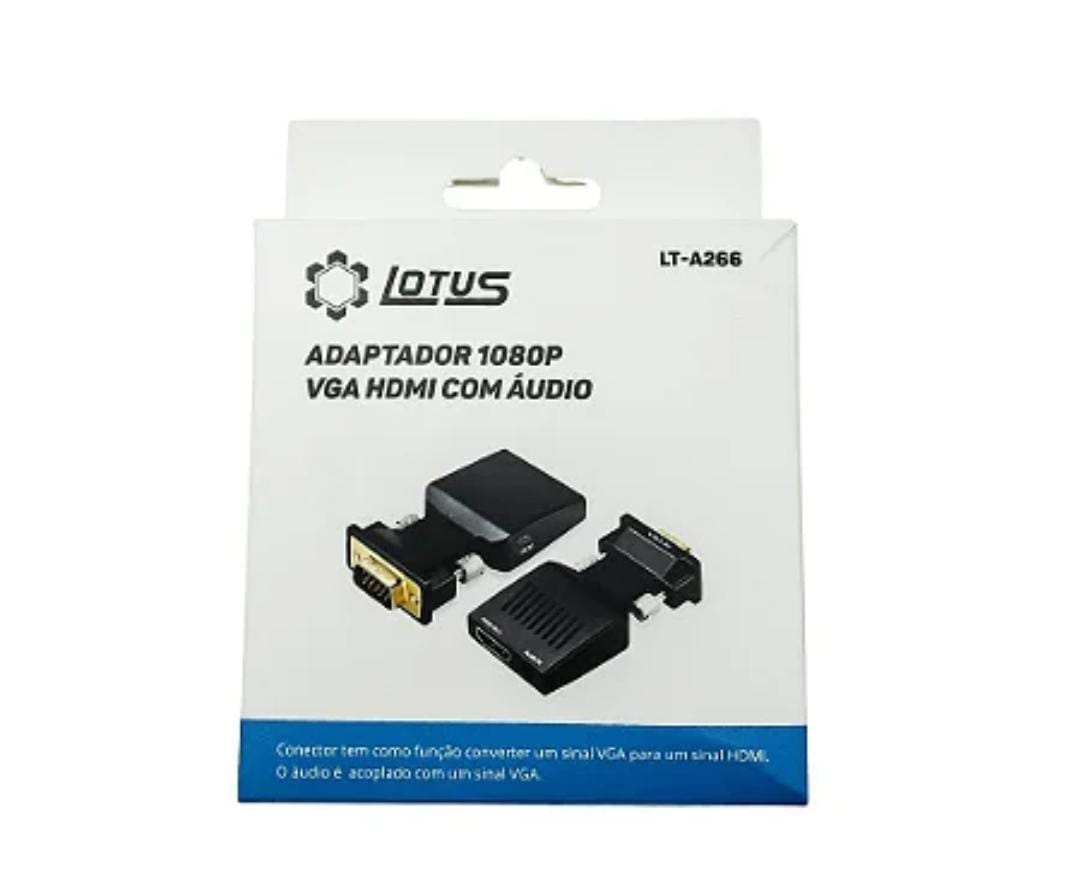 Conversor Vga Para Hdmi Com Audio Lt-0266 - Lotus