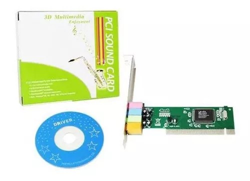 Placa De Som Pci 4.1 Canais