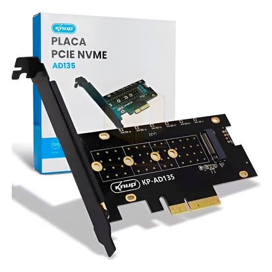 Placa Pci-E P/ Ssd M2 Nvme - Kp-Ad135 - Knup