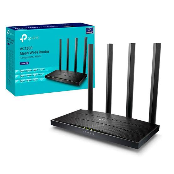 Roteador Mesh Wif Router Full Gigabit Mu-Mimo - Ac1300 Archer C6 - Tp Link