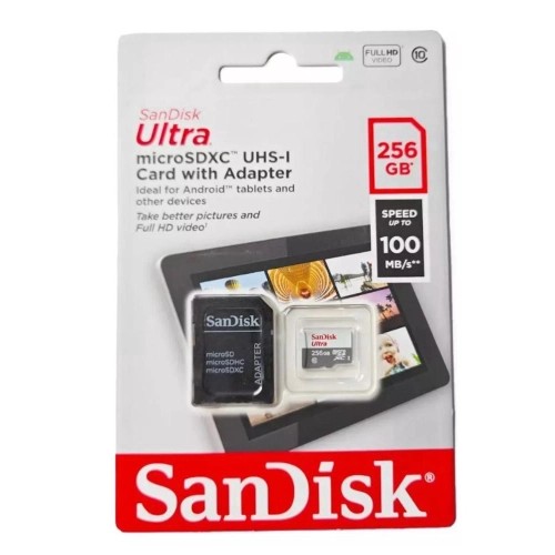 Cartão De Memória Ultra 256gb - Sandisk