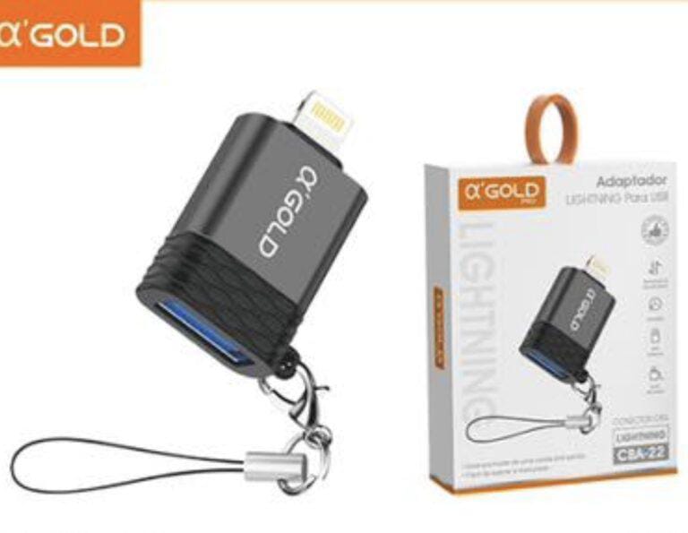 Adaptador Otg Usb Femea Ios Macho - Cba-22 - A'gold