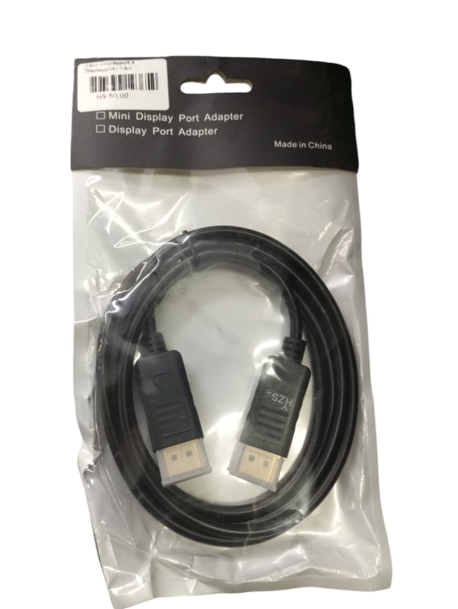 Cabo Displayport X Displayport  - 1,8m