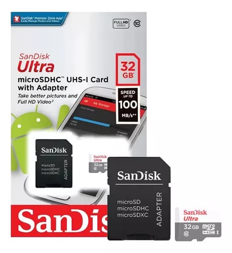 Cartão De Memoria 32gb Ultra - Sandisk