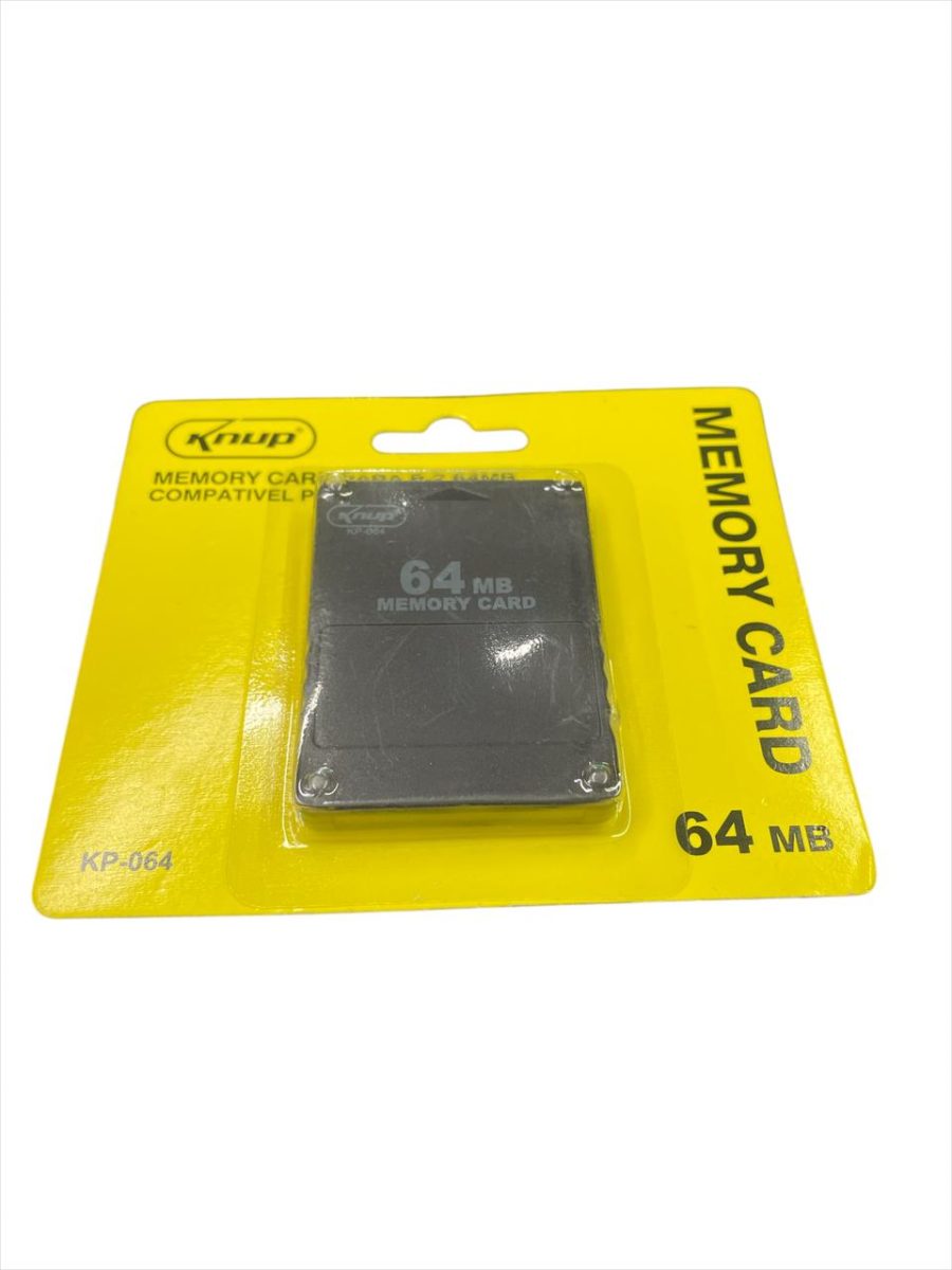 Memory Card p/ ps2 - 64mb - Knup - c/ OPL