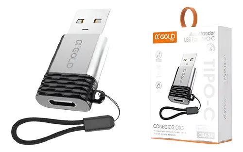 Adaptador Usb p/ Tipo-C Fêmea - Cba-24 - A'gold