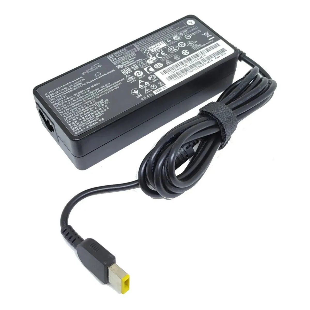 Fonte Carregador Notebook Lenovo - 20v 3.25a (Ponta Quadrada)