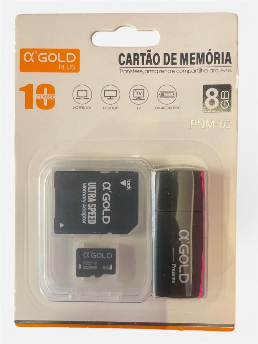 Cartão De Memoria 8gb - A'Gold