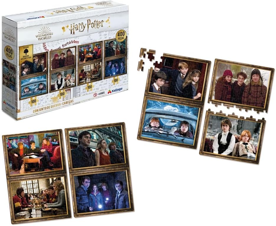 Quebra Cabeça 4 cenas Harry Potter