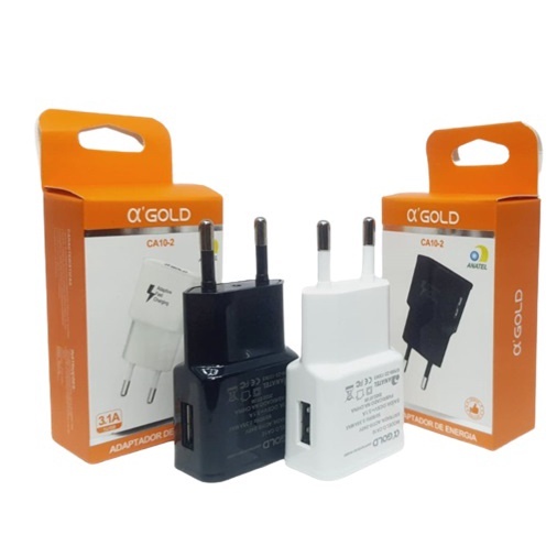 Carregador Com 1 Porta Usb 3.1a Agold Ca10-2
