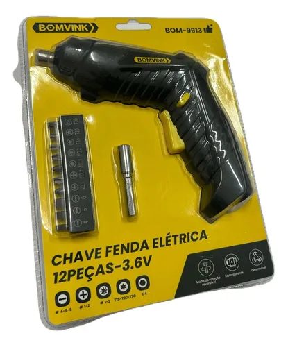 Mini Parafusadeira Elétrica 3.6v - Bom-9913 - Bomvink
