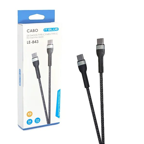 Cabo Tipo C para Tipo C - LE-843 - It-Blue