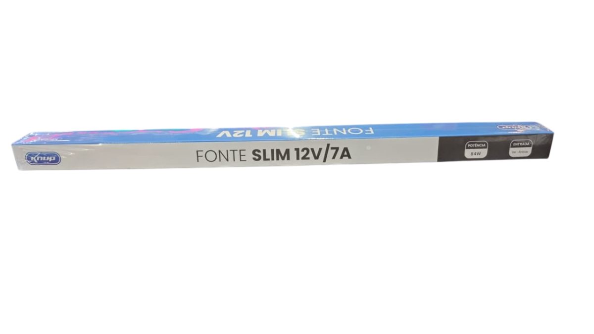 Fonte Chaveada Slim 12v 7a - Kp-Ca574 - Knup
