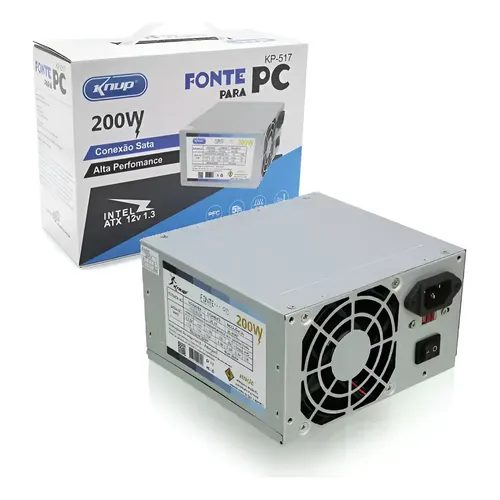 Fonte Pc Atx 200W - KP-517 - Knup