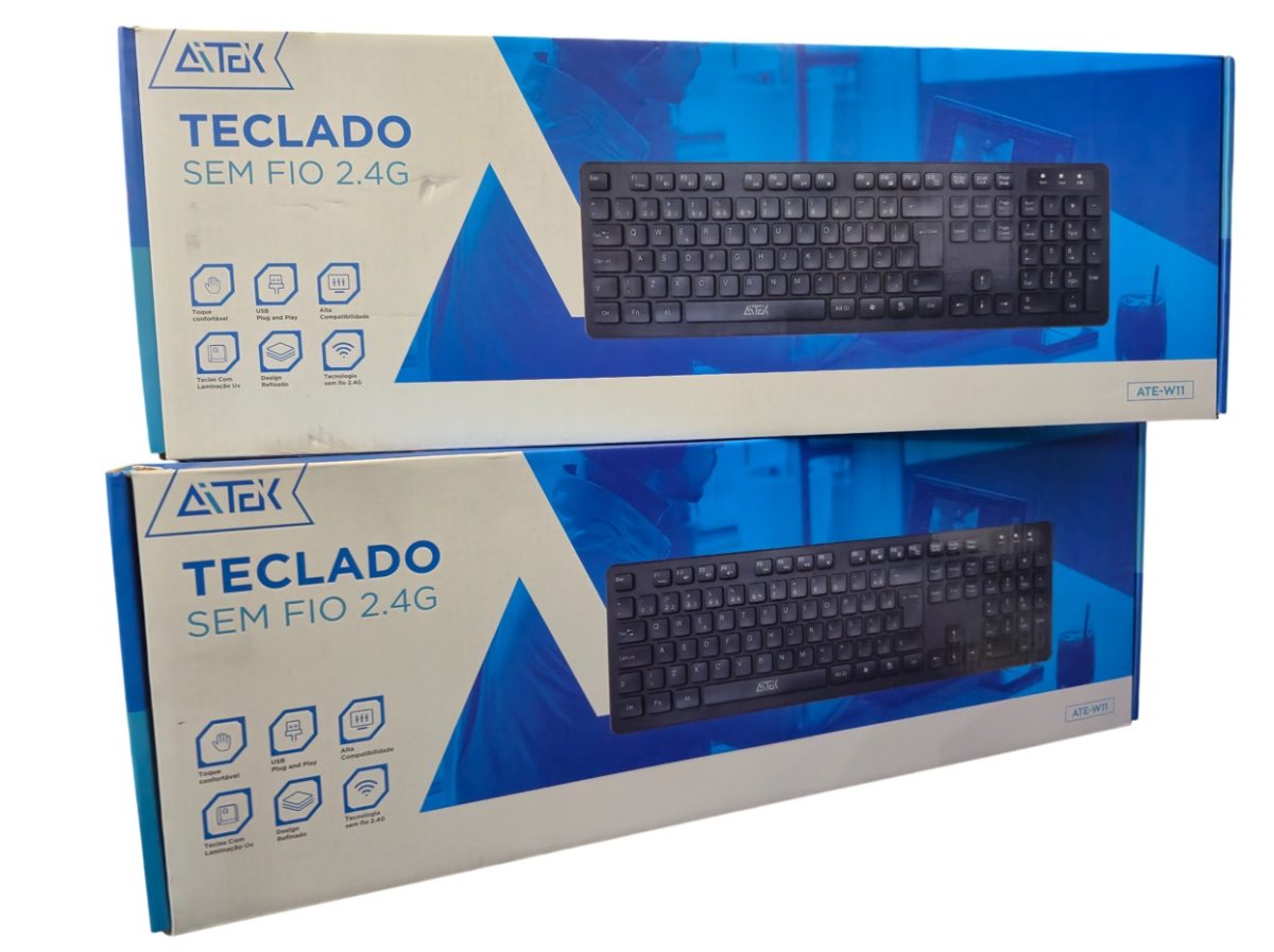 Teclado Sem Fio Soft - Ate-W11 - Aitek
