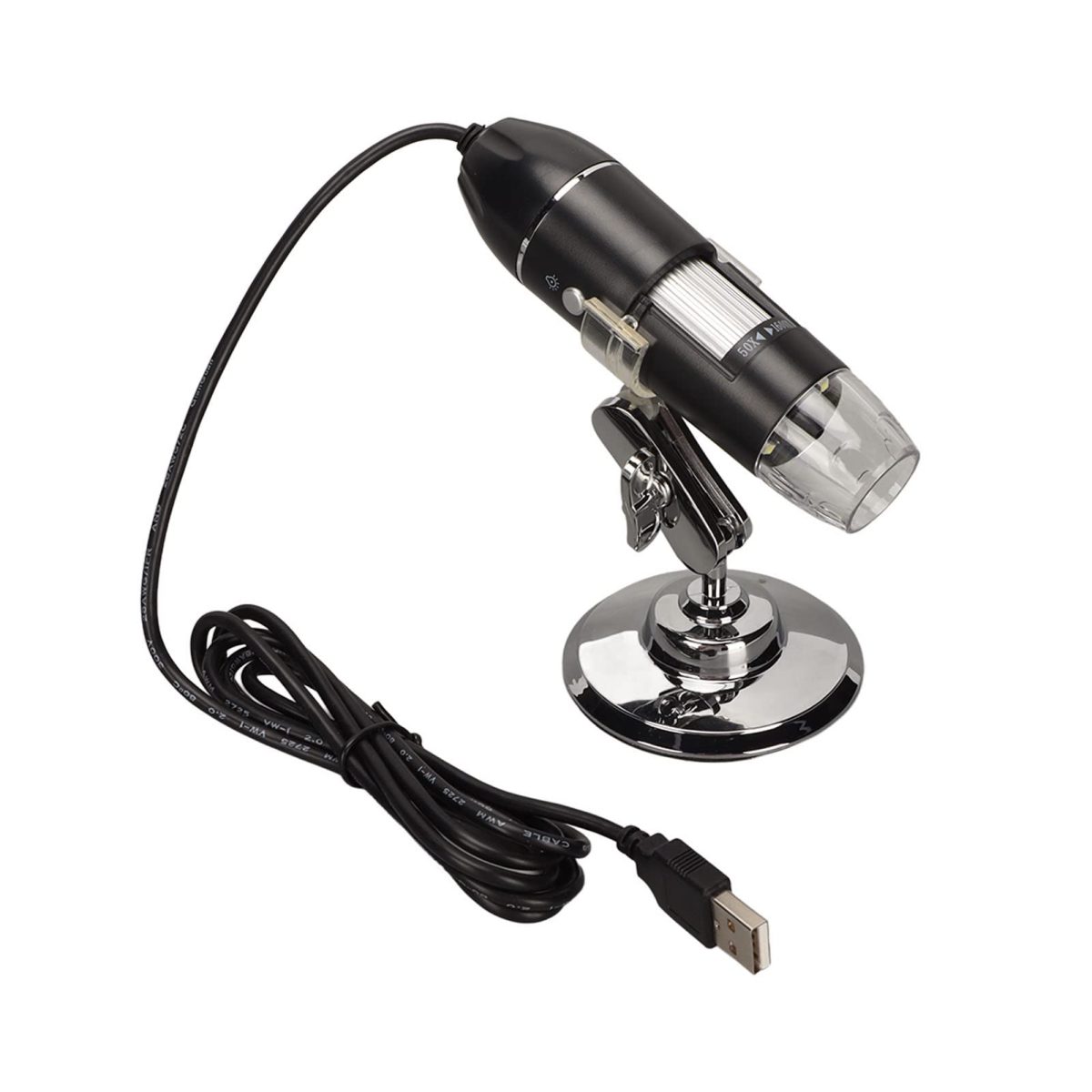 Microscópio Digital USB - 50X a 1600X